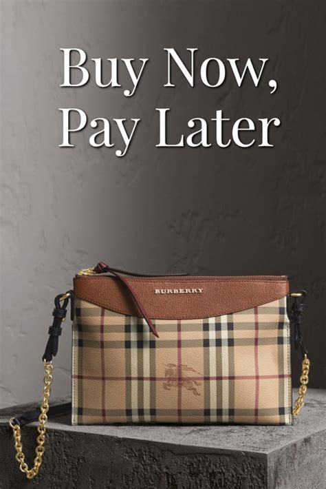 buy now pay later burberry|burberry repair near me.